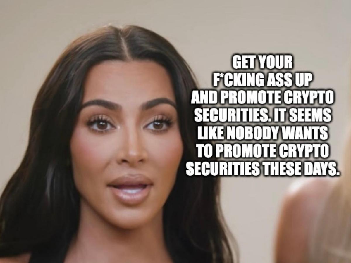 Kim Kardashian EthereumMax shilling crypto securities NFTs NFT