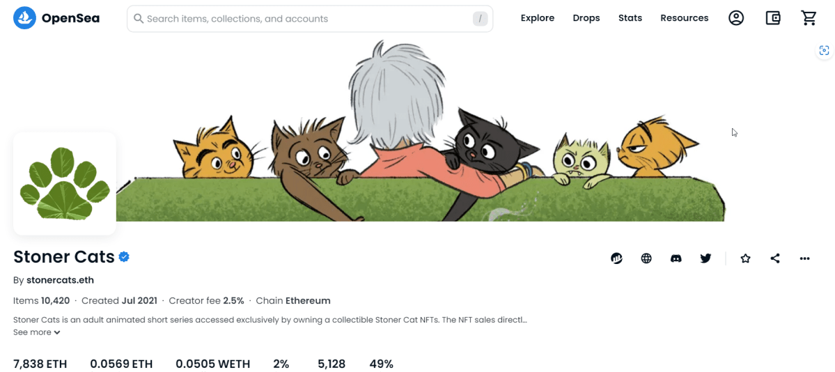 stoner cats NFT NFTs