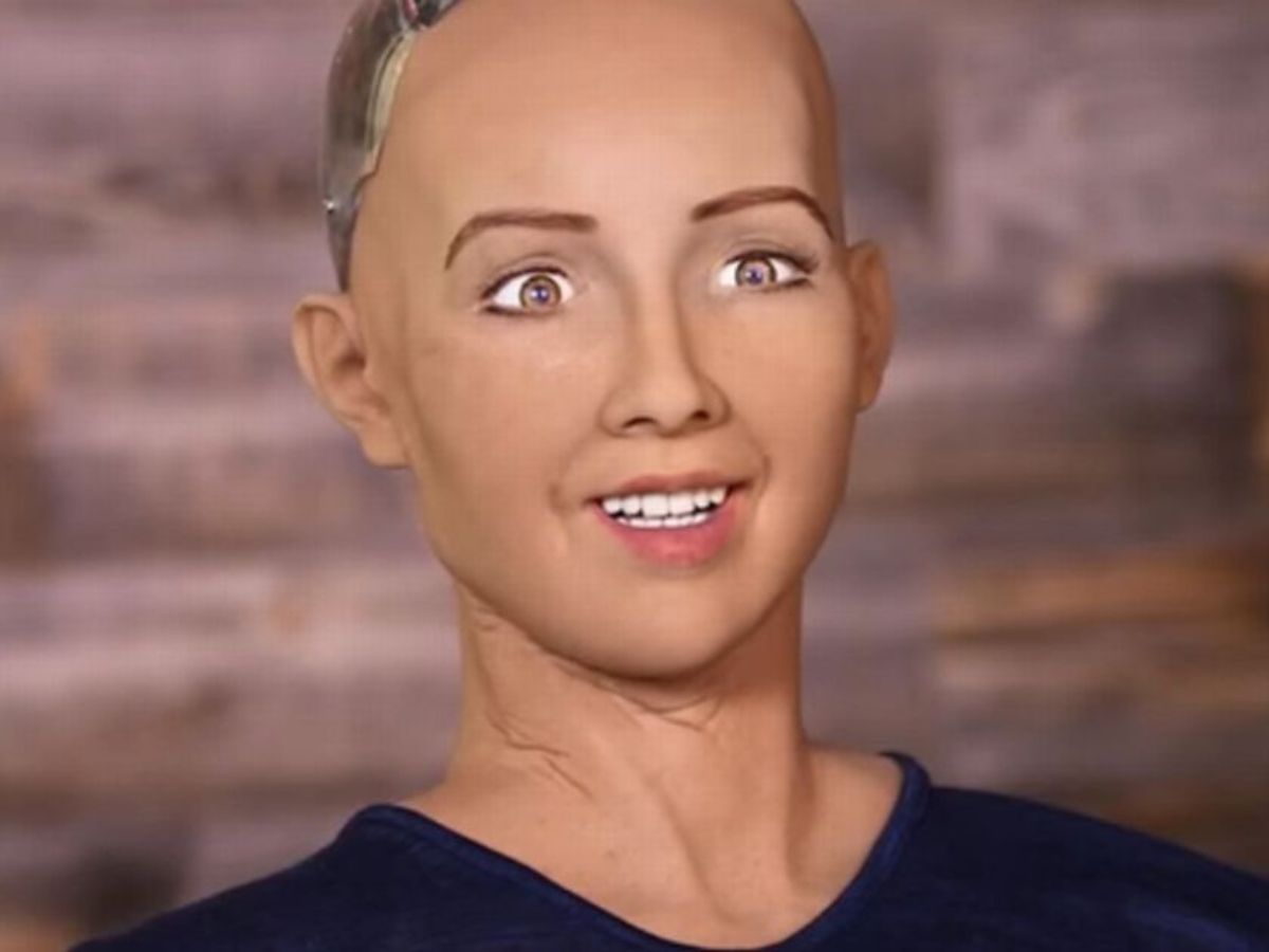 AI update The Chainsaw Sophia robot