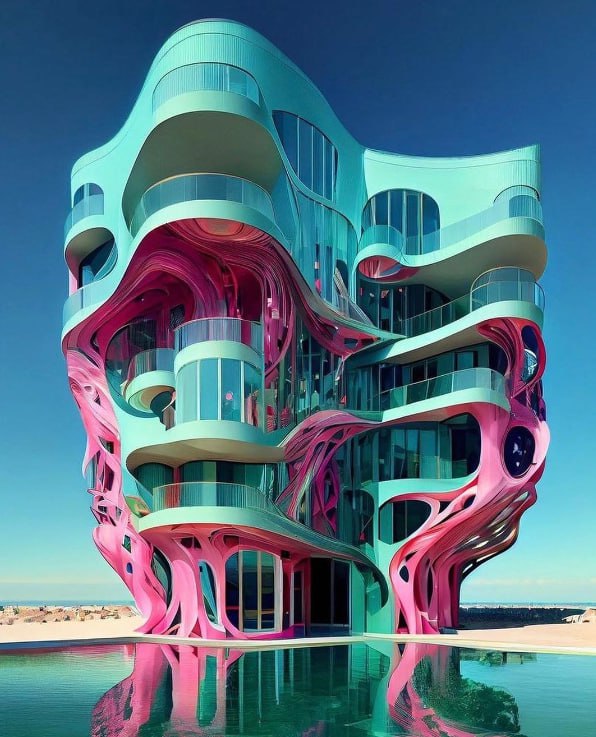 Architects Discover AI Tools and Create CrazyBeautiful Buildings