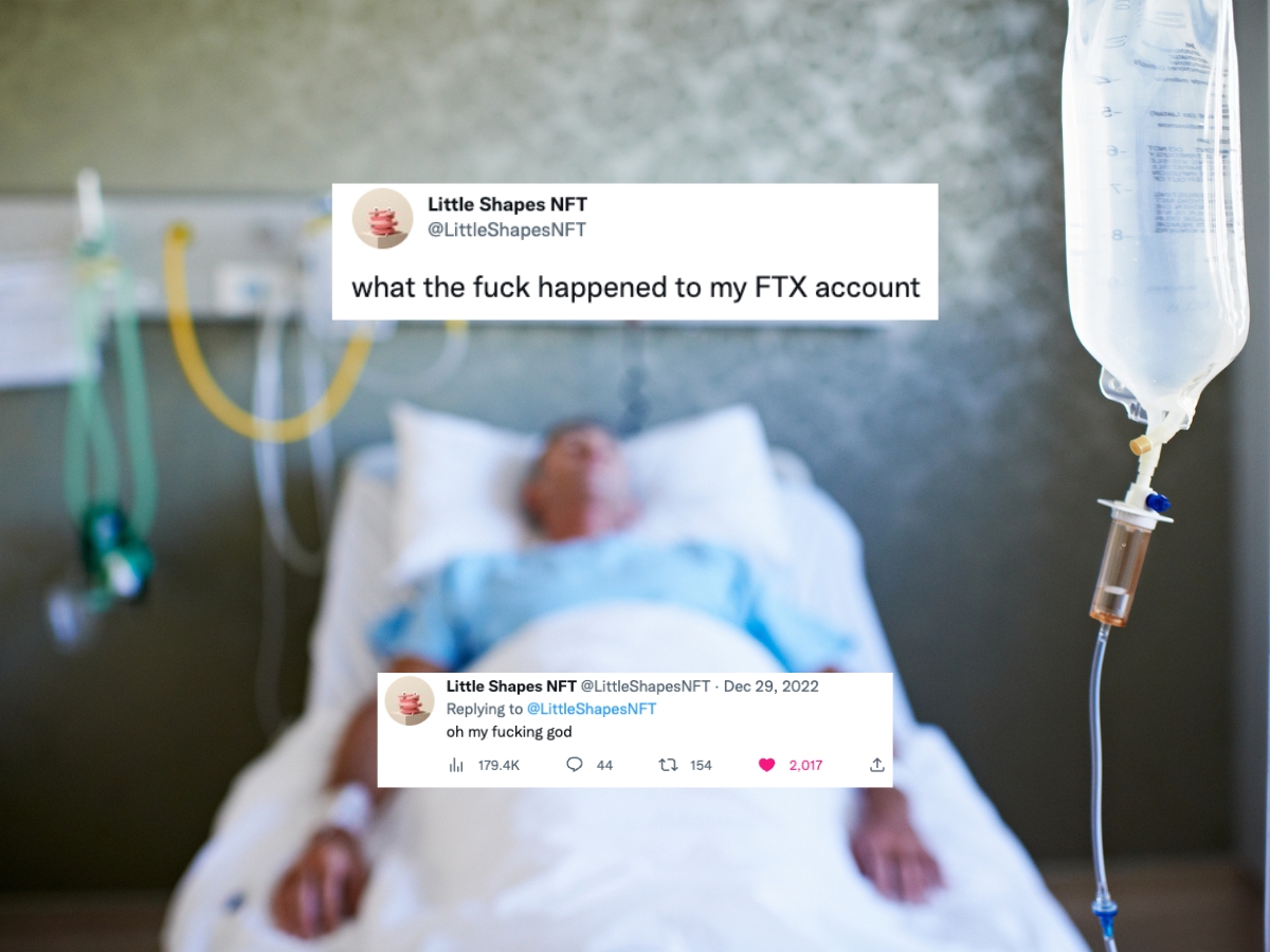 NFT creator wakes from coma to discover crypto collapse.