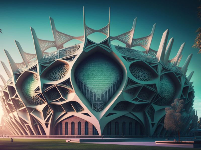 AI art ai-art generator achitecture MCG melbourne cricket ground AFL Australia Ai design design agency