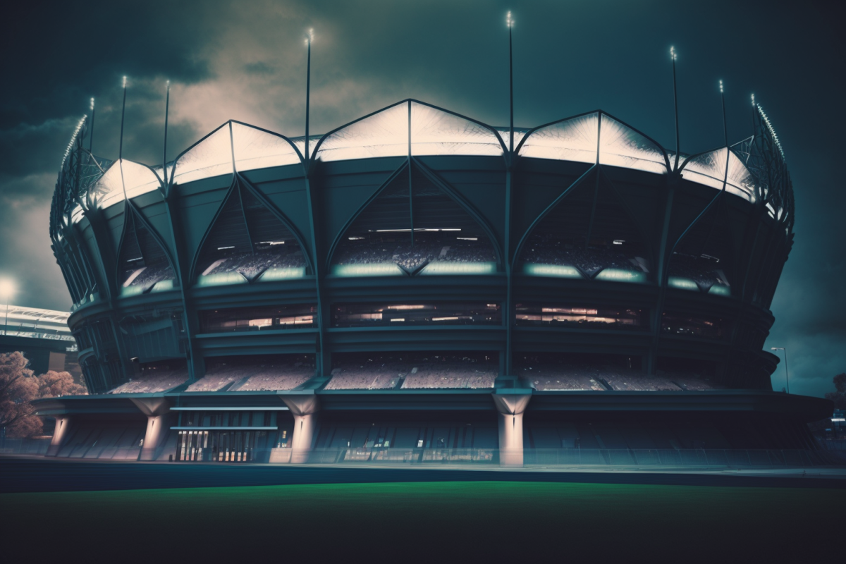 AI art ai-art generator architecture MCG Melbourne cricket ground AFL Australia Ai design design agency