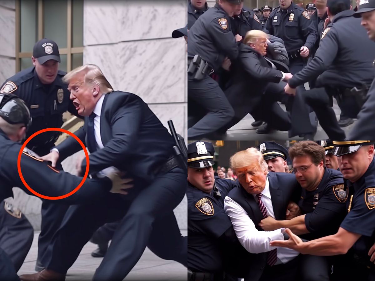 The Internet Is Awash With AI Pics of Trump Being Arrested, Here’s How To Tell If They’re Fake