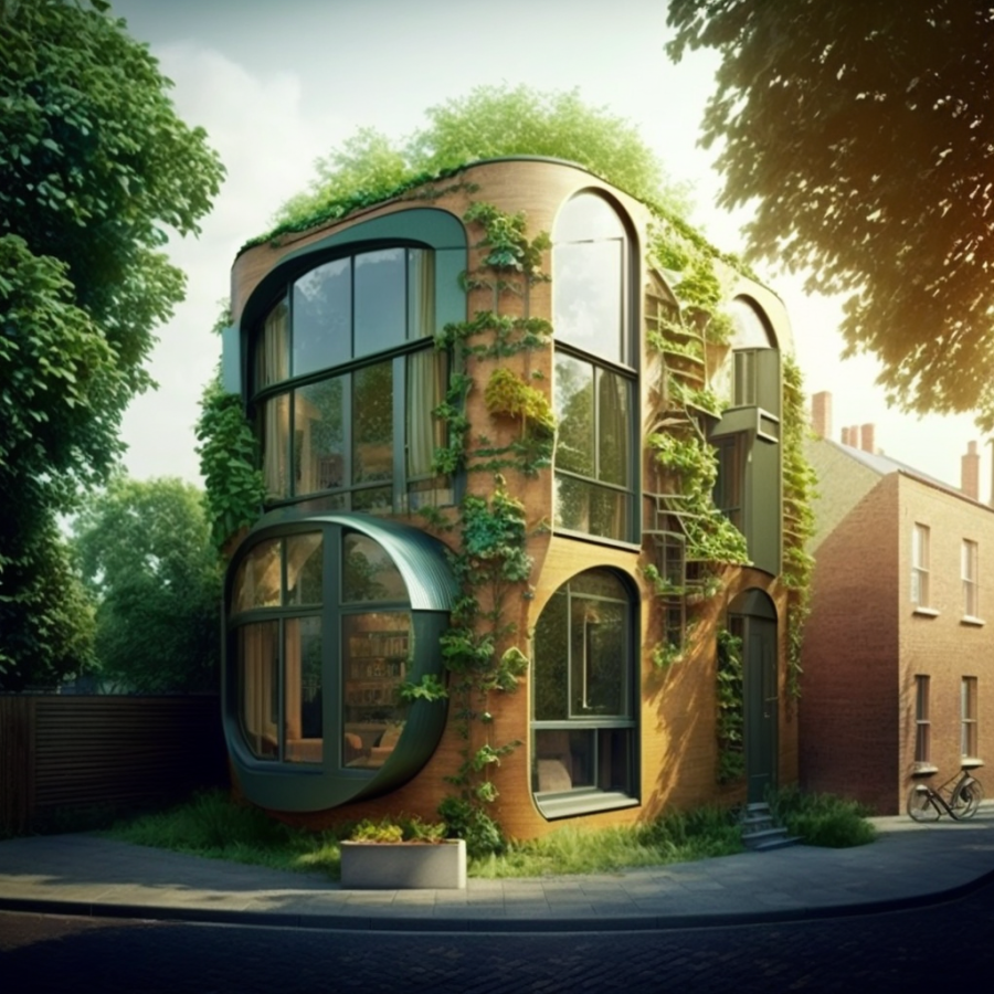 A house designed by AI in London.