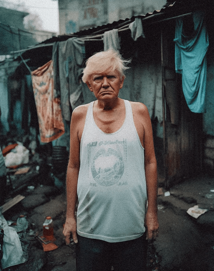 Slum AI: Art Shows Elon Musk, Trump, and Zuck In Slums