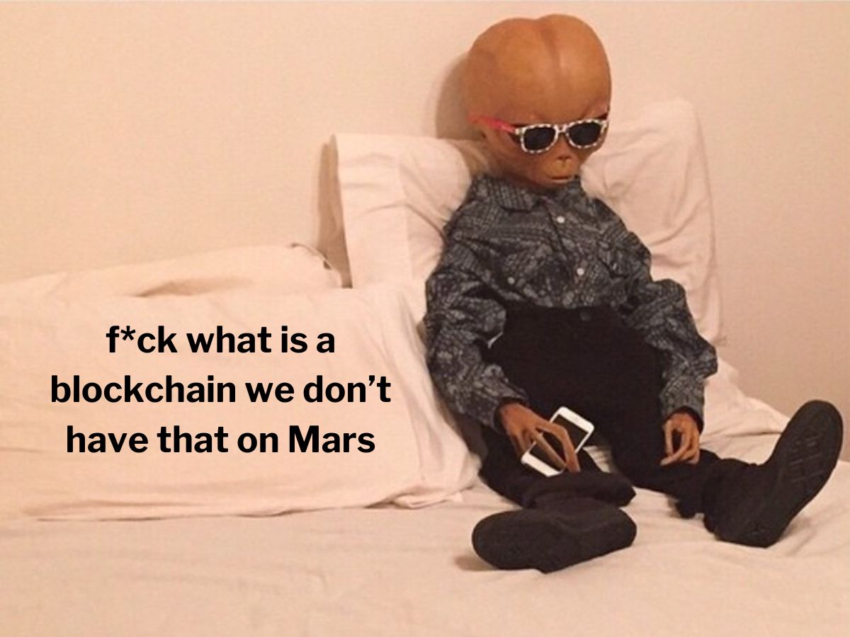 Alien Messages From Mars Are Being Stored On The Blockchain