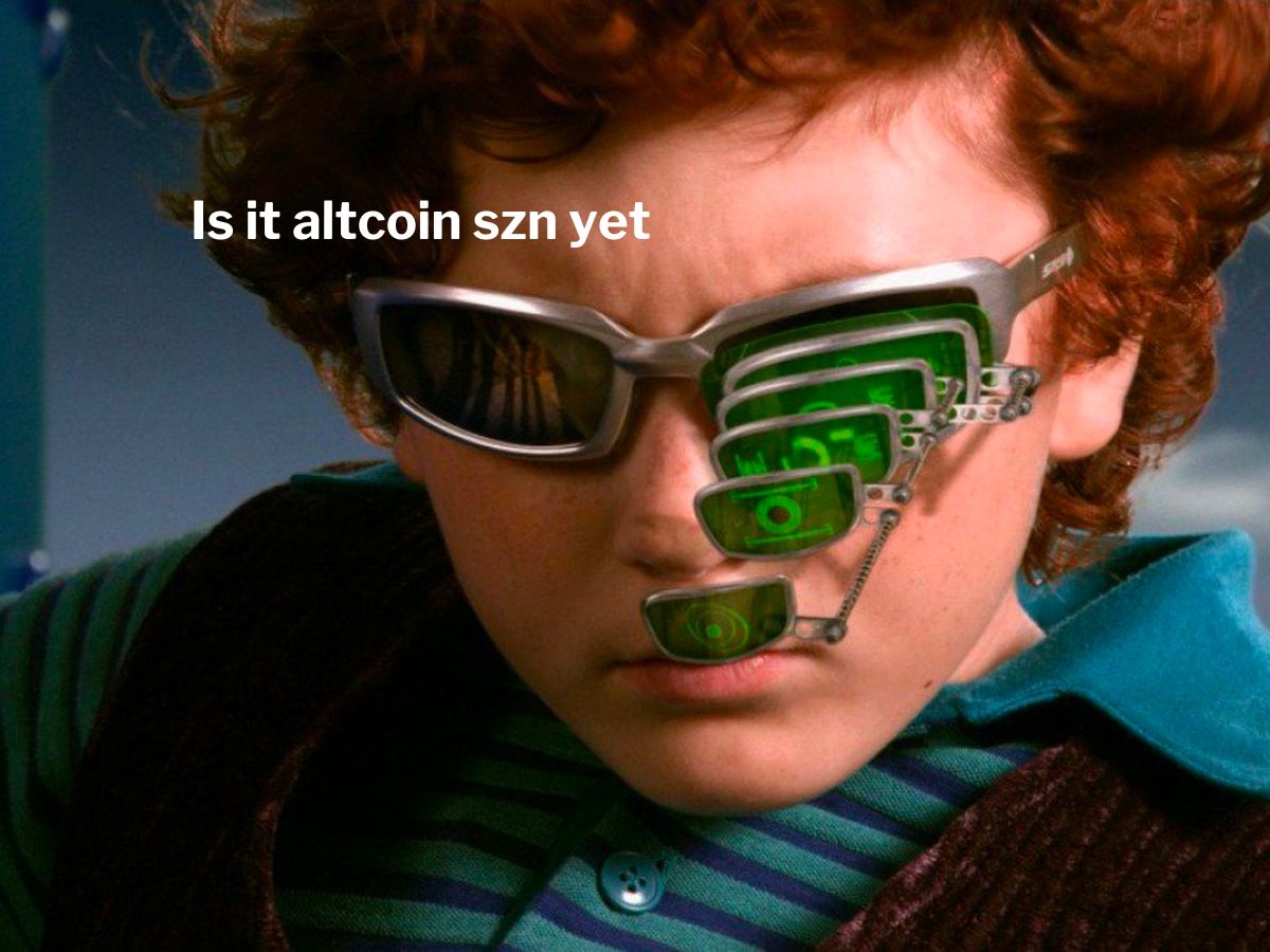 The Altcoin Season Index.