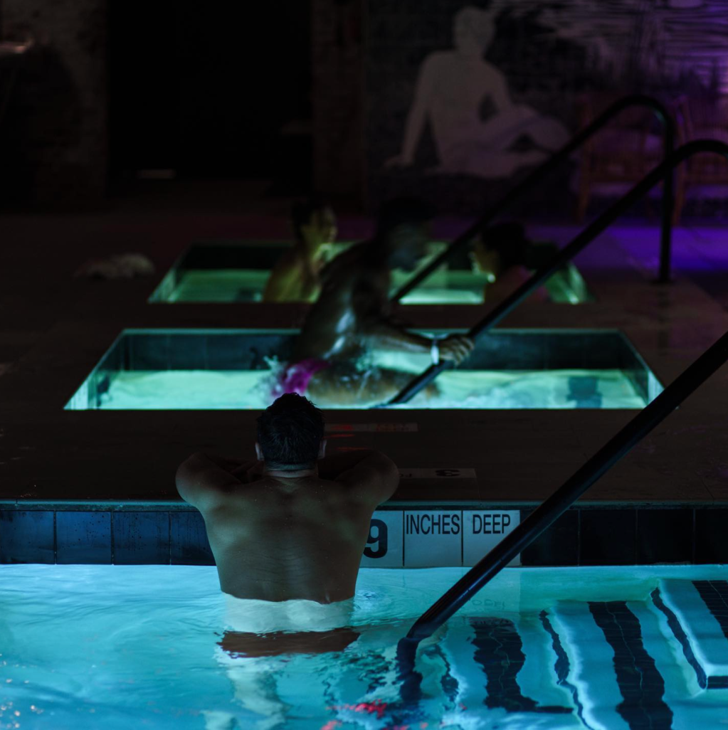 A bathhouse in Brooklyn, New York, is using heat from Bitcoin mining rigs for its spa pools. Image source: BATHHOUSE via Instagram