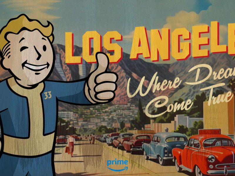 Amazon's Fallout TV series has been accused by people online for using AI art for its poster. Image source: Amazon/Bethesda/Twitter
