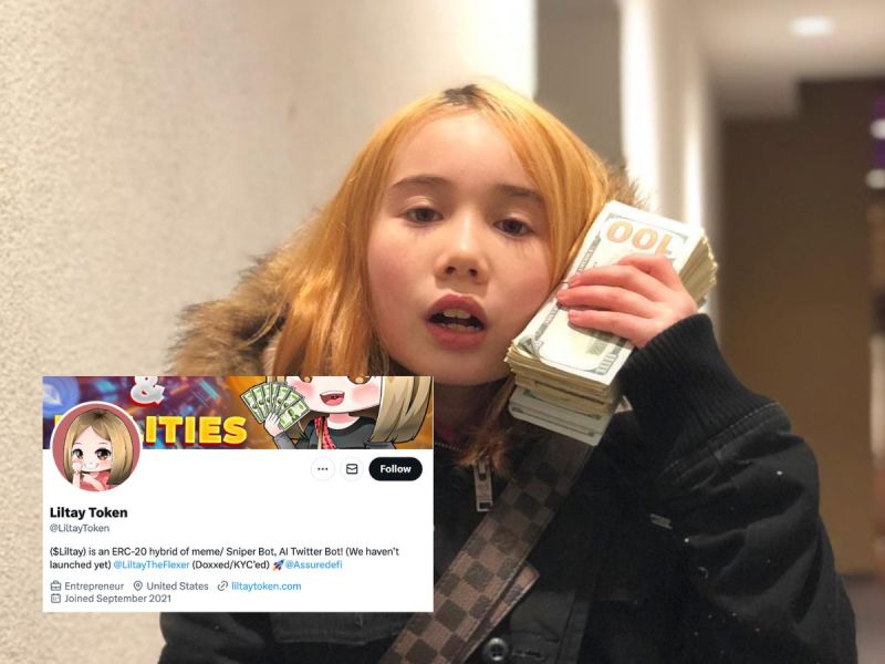 Lil Tay, whose real name is Claire Hope, had her likeness used for a crypto project created by her ex-manager Harry Tsang. Image source: Instagram