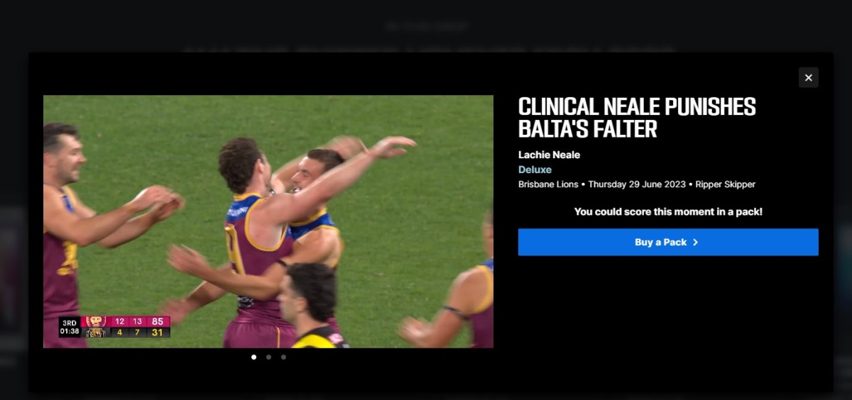 AFL NFTs have sold out. Does this signal that the bear market is over? Or is it just hype around the Australian Football League final?