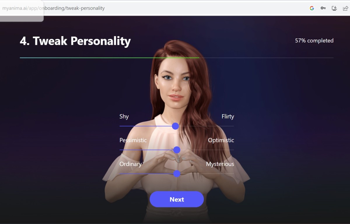 choose a personality type