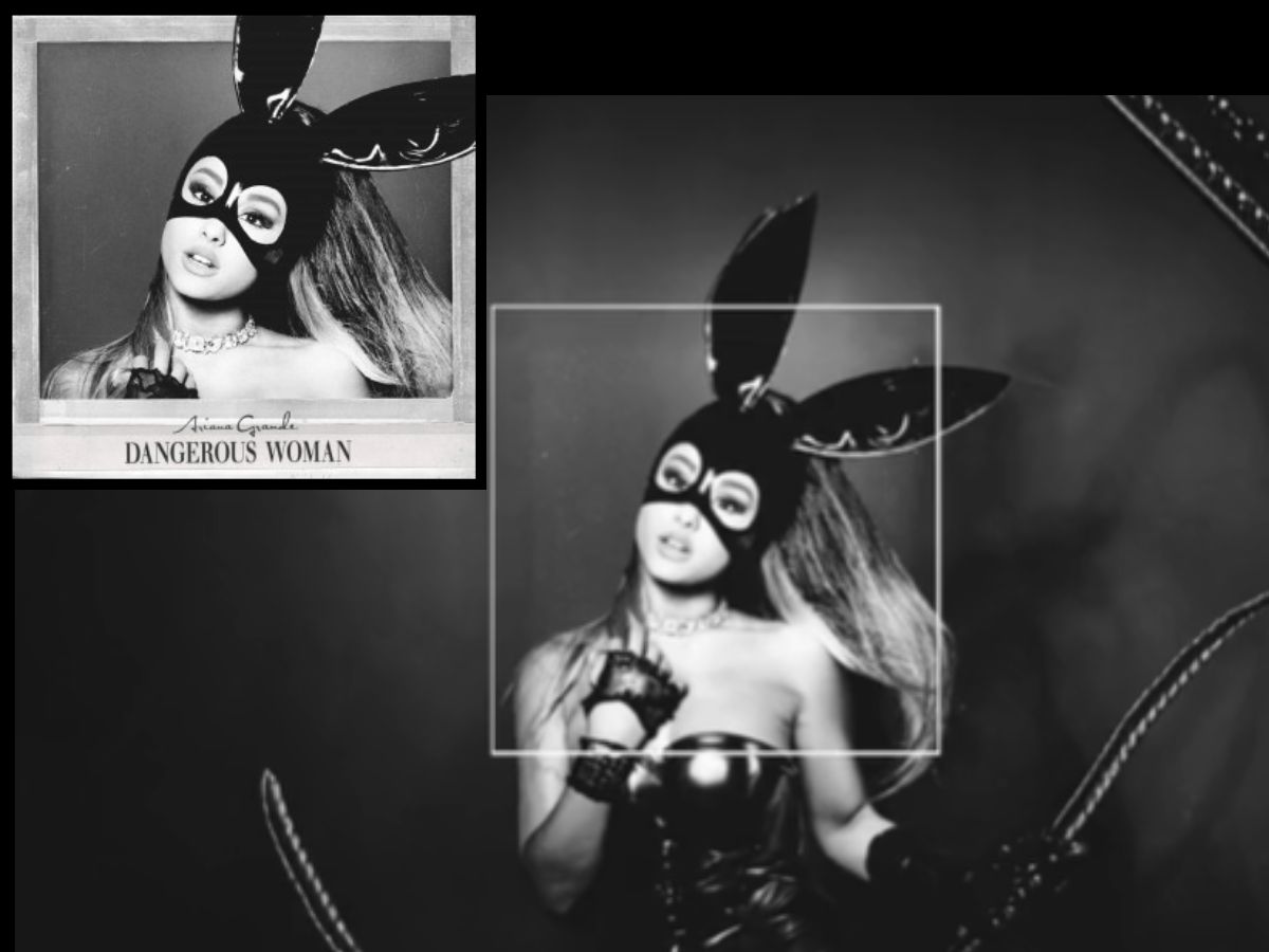 Ariana Grande's album cover What is the “PhotoshopAI” Expansion Trend on TikTok?