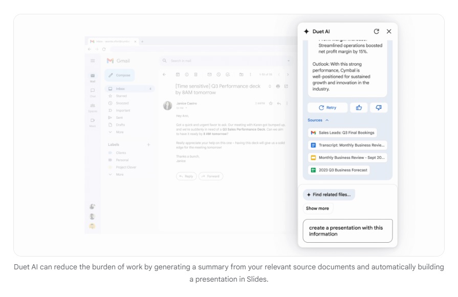 What is Duet AI for Google Workspace? 