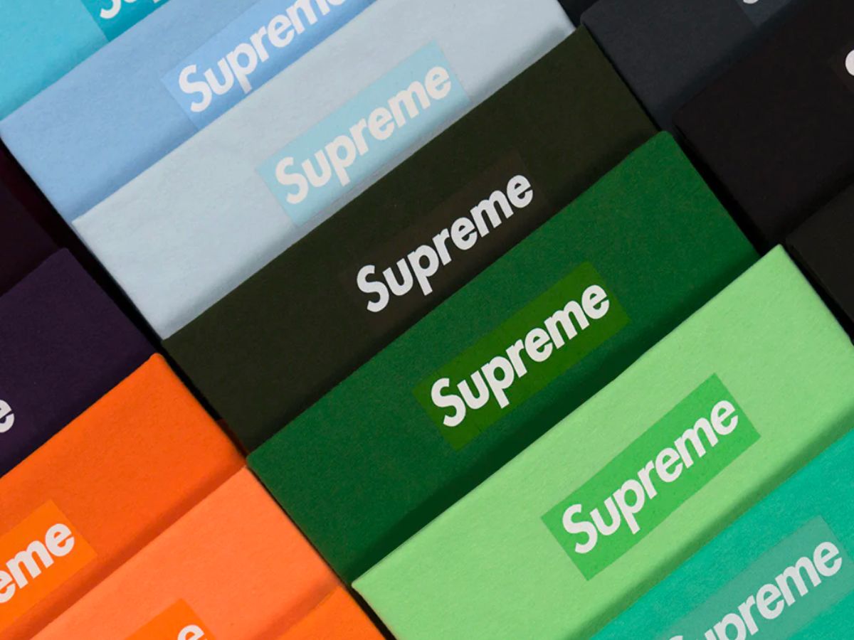 A user took a $1.7 million loan using an NFT of Supreme t-shirts as collateral. Image source: The Box Logo Collection