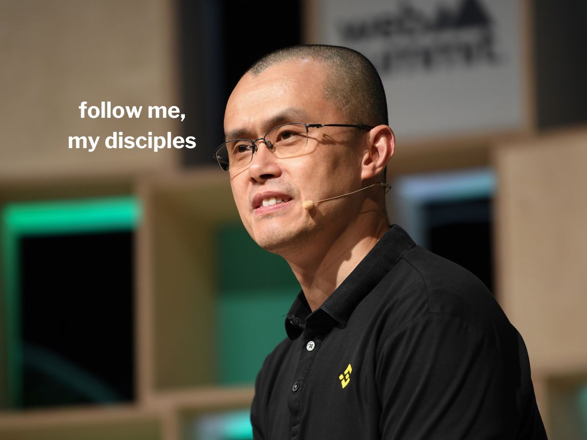 Changpeng Zhao, billionaire and chief executive officer of Binance Holdings Ltd., speaks during a session at the Web Summit in Lisbon, Portugal, on Wednesday, Nov. 2, 2022. The Web Summit runs from 1-4 November. Photographer: Zed Jameson/Bloomberg via Getty Images
