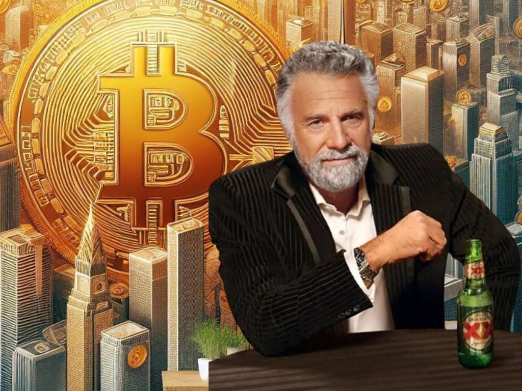 The most interesting man in the world with Bitcoin